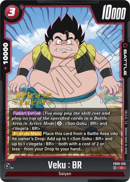Veku : BR - FB09-016, Dual Evolution Release Event Cards FB09-016