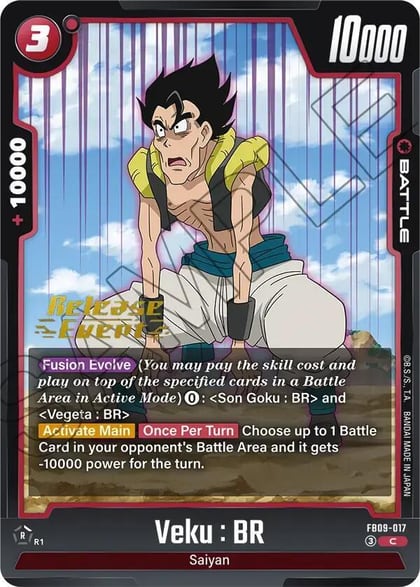Veku : BR - FB09-017, Dual Evolution Release Event Cards FB09-017