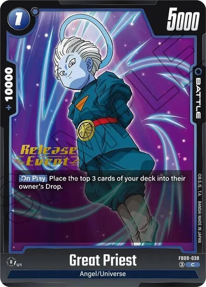 Great Priest, Dual Evolution Release Event Cards FB09-038