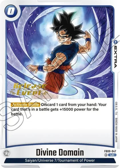 Divine Domain, Dual Evolution Release Event Cards FB09-047