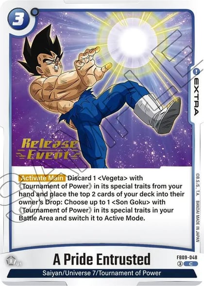 A Pride Entrusted, Dual Evolution Release Event Cards FB09-048