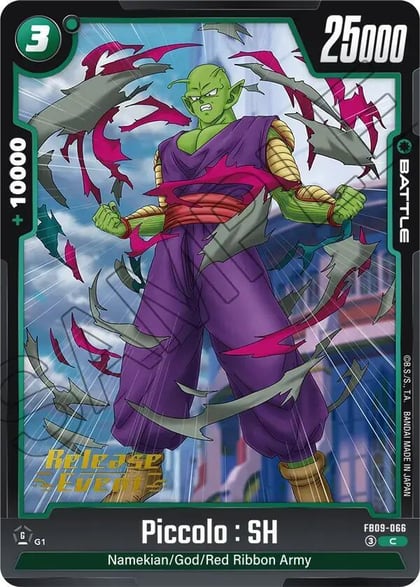 Piccolo : SH - FB09-066, Dual Evolution Release Event Cards FB09-066