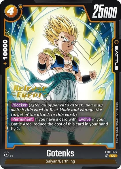 Gotenks - FB09-075, Dual Evolution Release Event Cards FB09-075