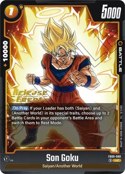 Son Goku - FB09-080, Dual Evolution Release Event Cards FB09-080
