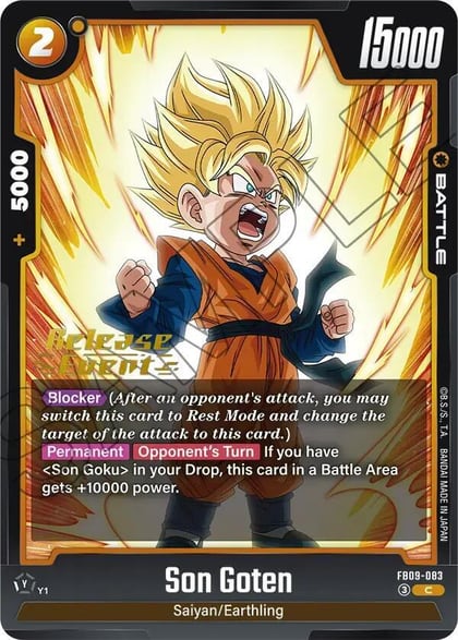 Son Goten, Dual Evolution Release Event Cards FB09-083