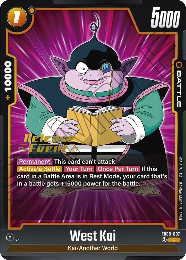 West Kai, Dual Evolution Release Event Cards FB09-087