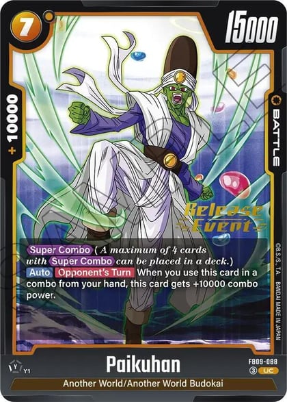 Paikuhan - FB09-088, Dual Evolution Release Event Cards FB09-088