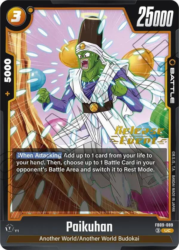 Paikuhan - FB09-089, Dual Evolution Release Event Cards FB09-089