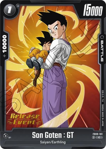 Son Goten : GT - FB09-101, Dual Evolution Release Event Cards FB09-101