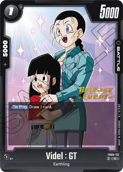 Videl : GT, Dual Evolution Release Event Cards FB09-113