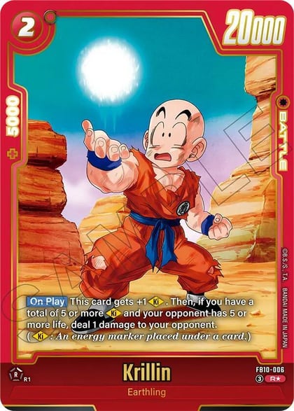 Krillin - FB10-006 (Alternate Art), Cross Force FB10-006