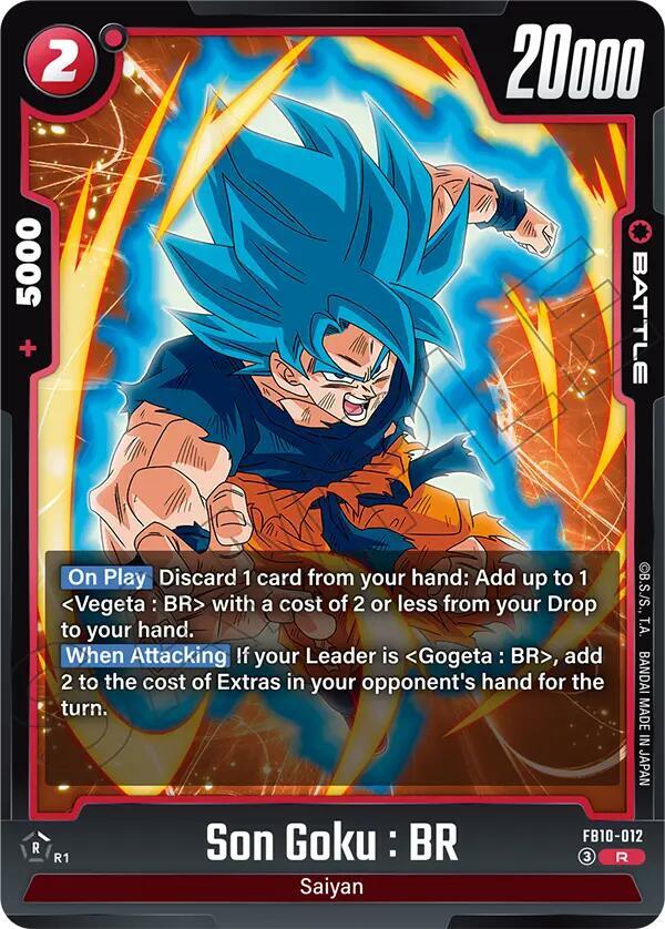 Son Goku : BR, Cross Force FB10-012