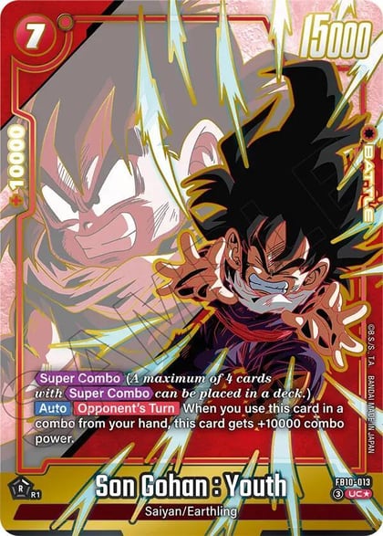 Son Gohan : Youth - FB10-013 (Alternate Art), Cross Force FB10-013
