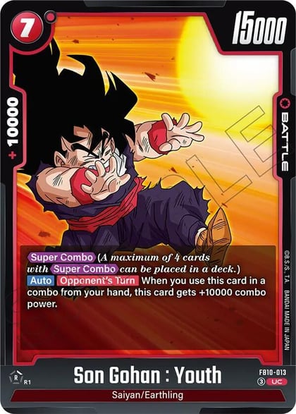 Son Gohan : Youth - FB10-013, Cross Force FB10-013