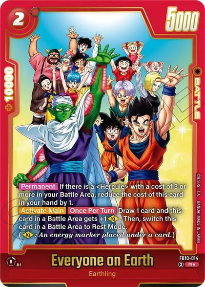 Everyone on Earth (Alternate Art), Cross Force FB10-014