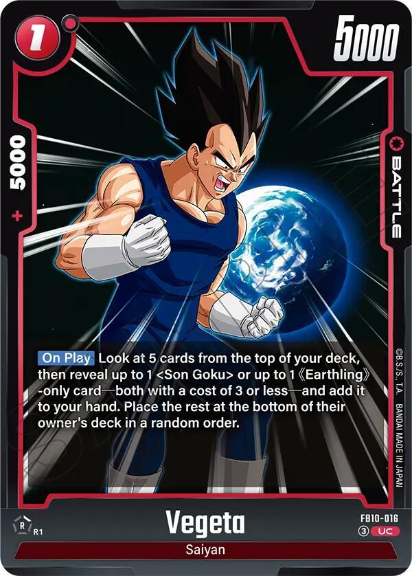 Vegeta - FB10-016, Cross Force FB10-016
