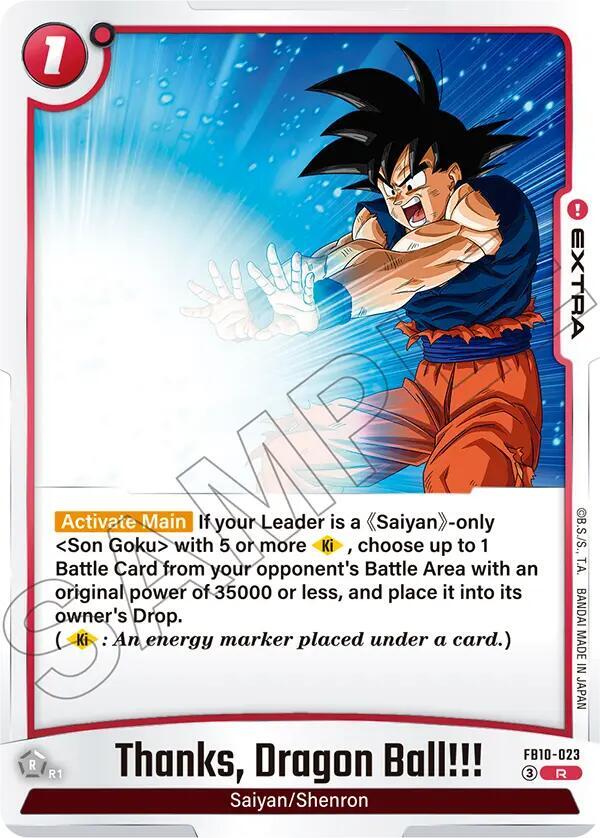 Thanks Dragon Ball!!!, Cross Force FB10-023
