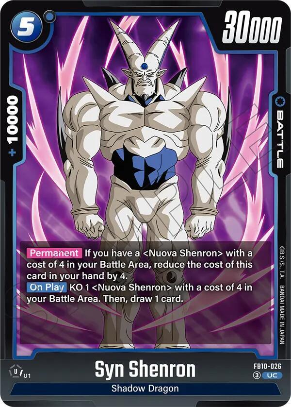 Syn Shenron, Cross Force FB10-026