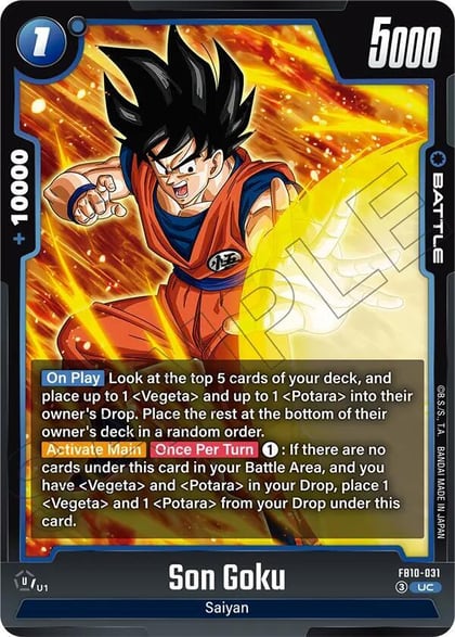 Son Goku - FB10-031, Cross Force FB10-031