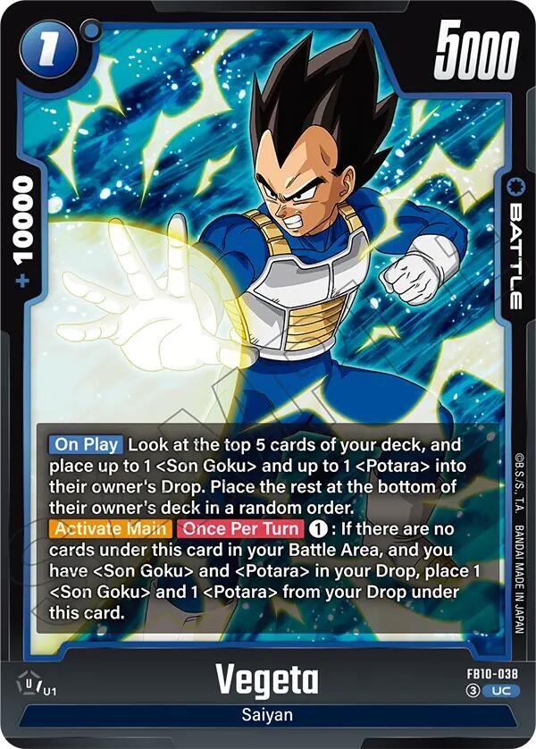 Vegeta - FB10-038, Cross Force FB10-038