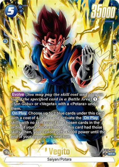 Vegito - FB10-040 (Alternate Art), Cross Force FB10-040