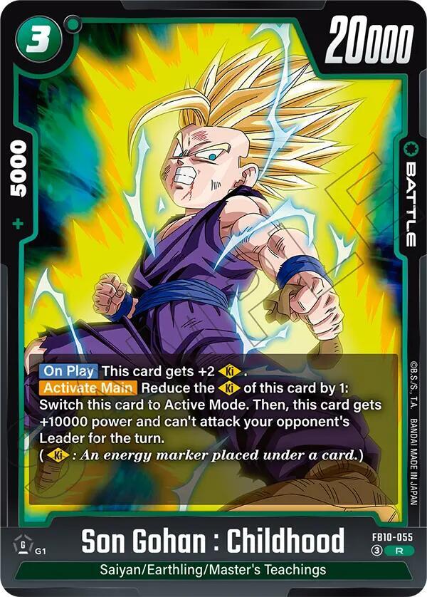 Son Gohan : Childhood - FB10-055, Cross Force FB10-055