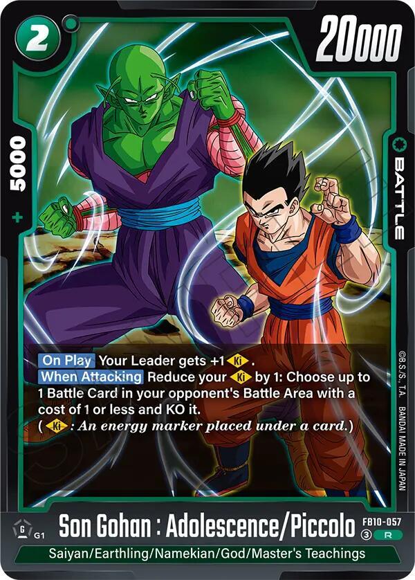 Son Gohan : Adolescence/Piccolo, Cross Force FB10-057