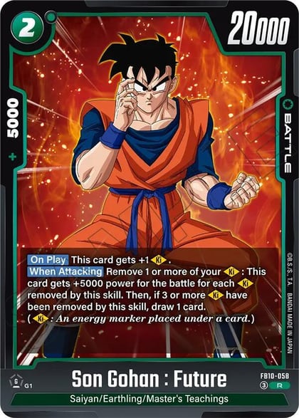 Son Gohan : Future - FB10-058, Cross Force FB10-058