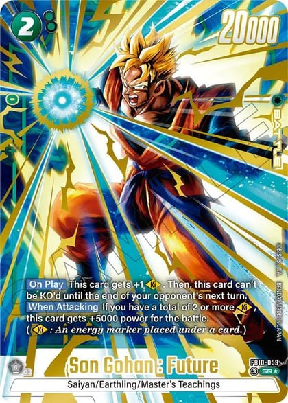 Son Gohan : Future - FB10-059 (Alternate Art), Cross Force FB10-059