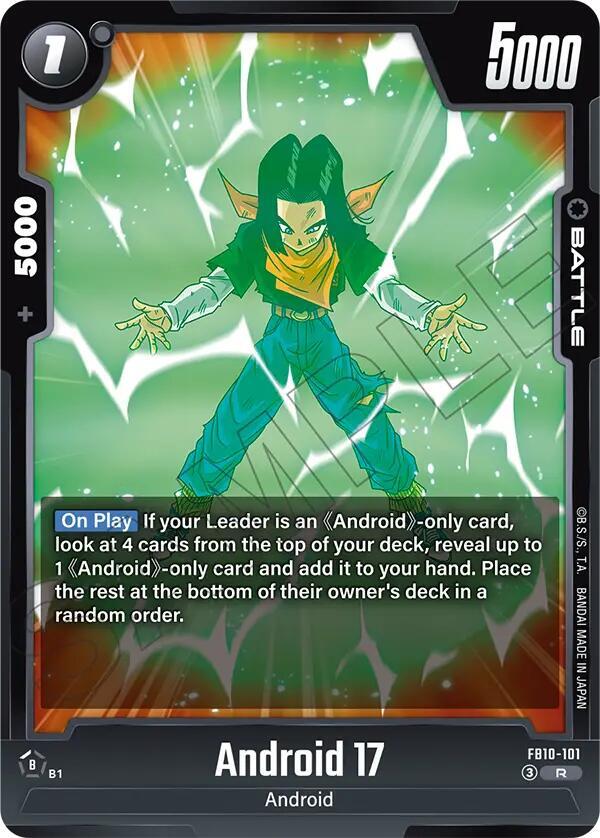 Android 17 - FB10-101, Cross Force FB10-101