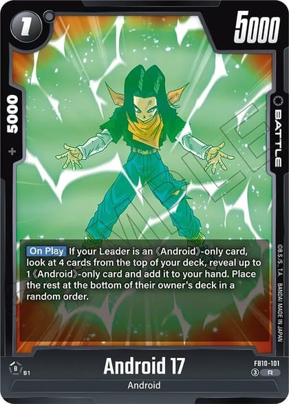 Android 17 - FB10-101, Cross Force FB10-101
