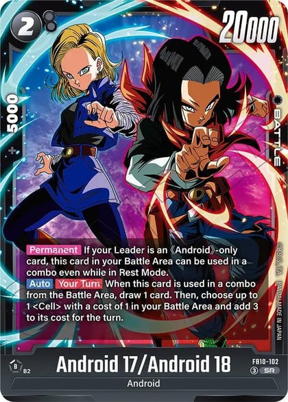 Android 17/Android 18, Cross Force FB10-102