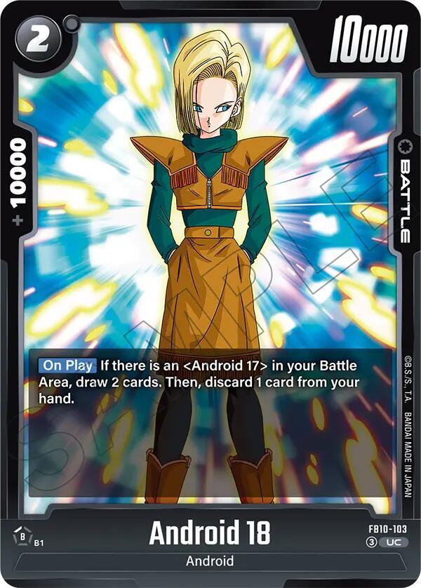 Android 18 - FB10-103, Cross Force FB10-103