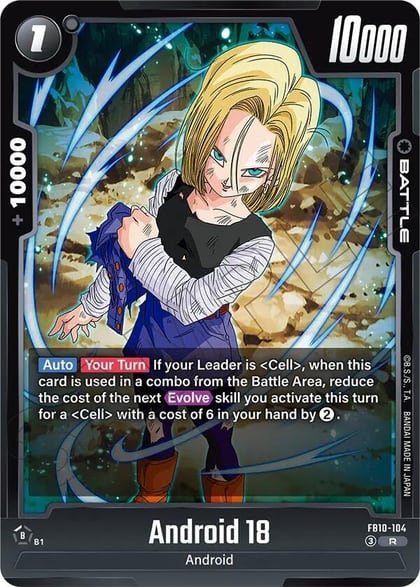 Android 18 - FB10-104, Cross Force FB10-104