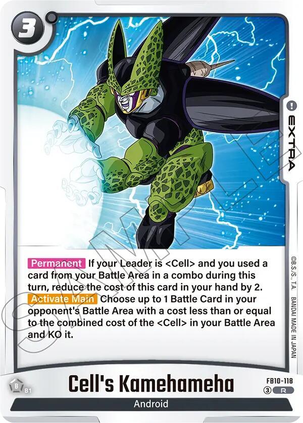 Cell's Kamehameha, Cross Force FB10-118