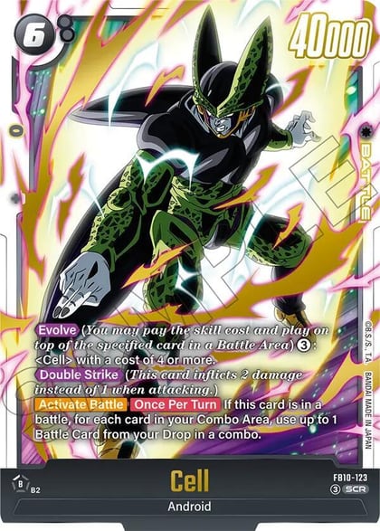 Cell - FB10-123, Cross Force FB10-123