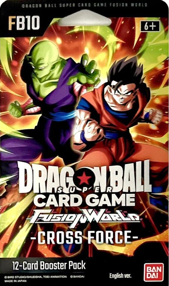 Cross Force Sleeved Booster Pack [Son Gohan and Piccolo], Cross Force P703185