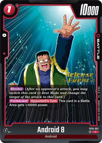 Android 8, Cross Force Release Event Cards FB10-007