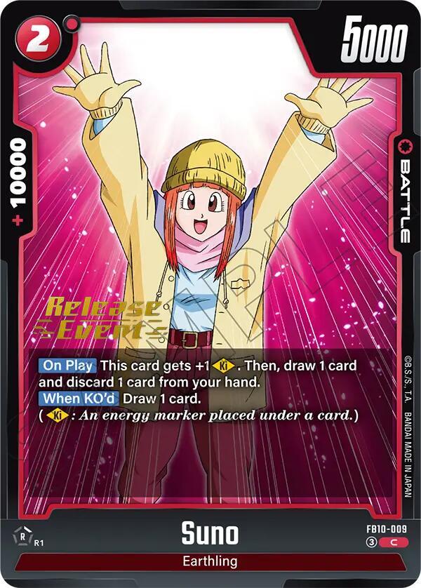 Suno, Cross Force Release Event Cards FB10-009