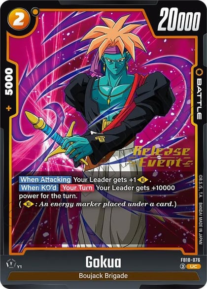 Gokua - FB10-076, Cross Force Release Event Cards FB10-076