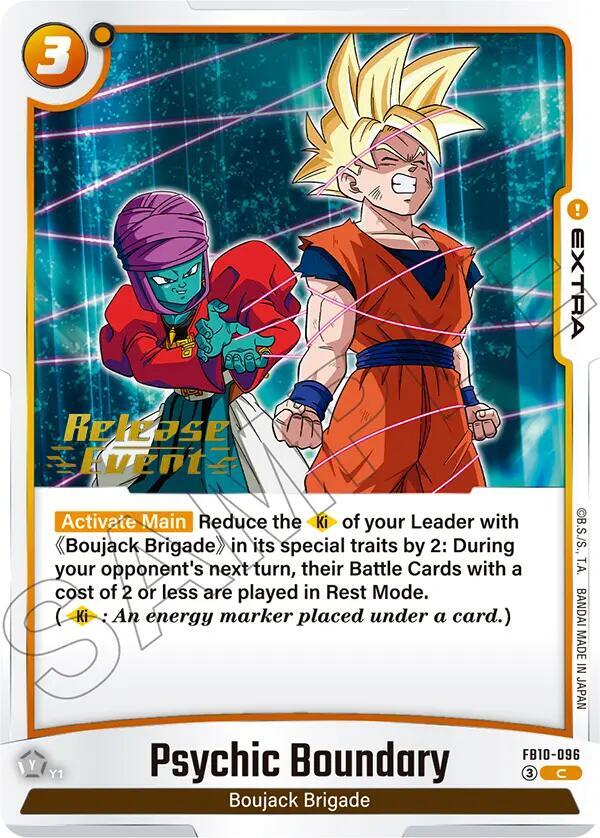 Psychic Boundary, Cross Force Release Event Cards FB10-096