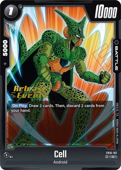Cell - FB10-107, Cross Force Release Event Cards FB10-107