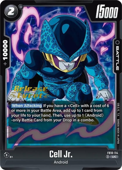 Cell Jr., Cross Force Release Event Cards FB10-114