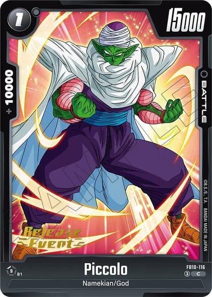Piccolo - FB10-116, Cross Force Release Event Cards FB10-116