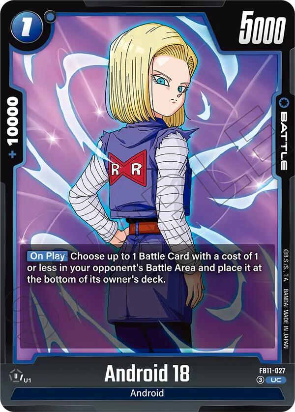 Android 18, Brightness of Hope FB11-027