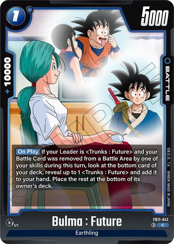 Bulma : Future - FB11-041, Brightness of Hope FB11-041