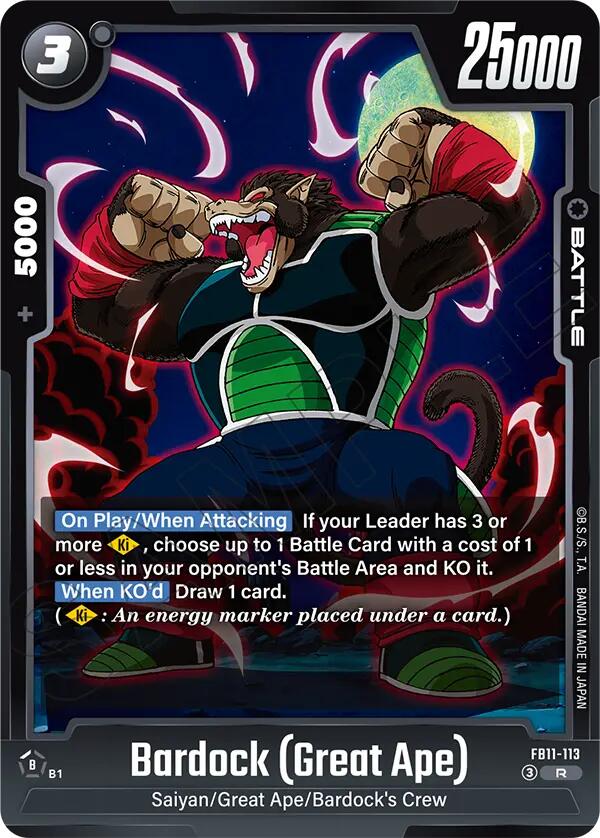 Bardock (Great Ape), Brightness of Hope FB11-113