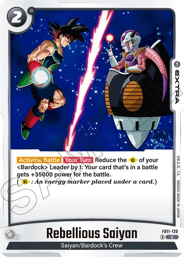 Rebellious Saiyan, Brightness of Hope FB11-120