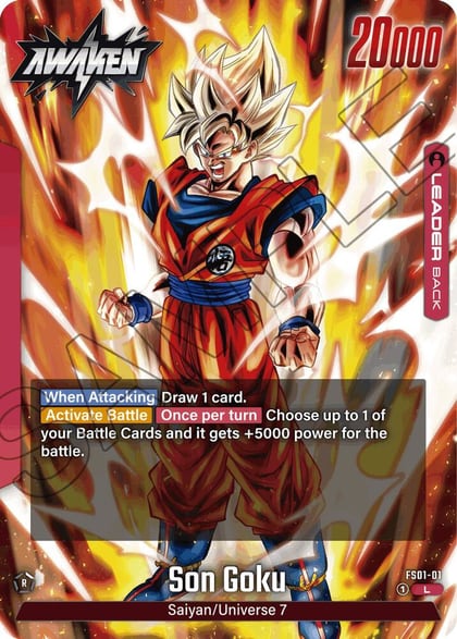 Son Goku - FS01-01, Starter Deck 1: Son Goku FS01-01