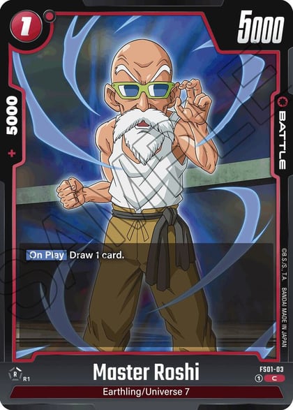 Master Roshi, Starter Deck 1: Son Goku FS01-03